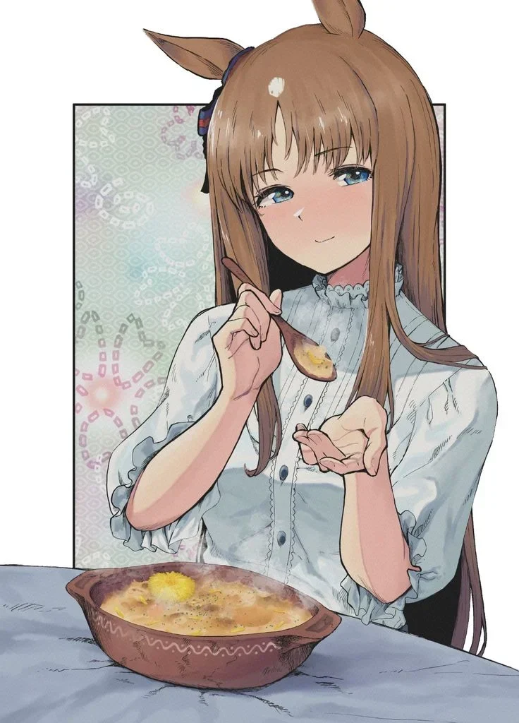 She wants to feed you so she won't get fat